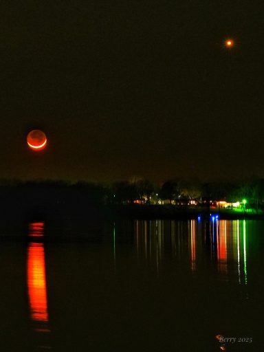 Moon and Venus